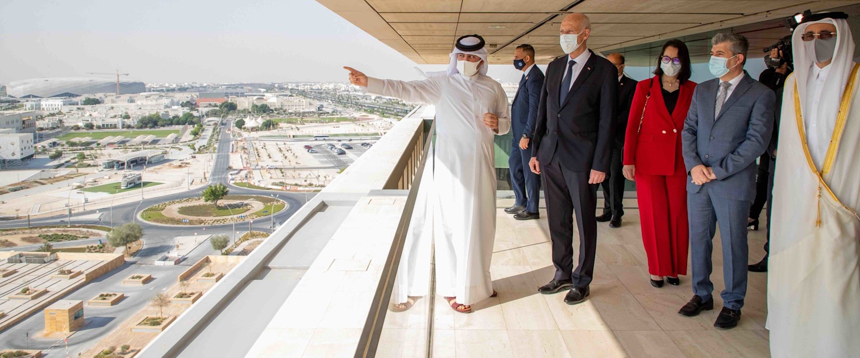 ‘Education City is a source of pride’, says President of Tunisia during QF visit