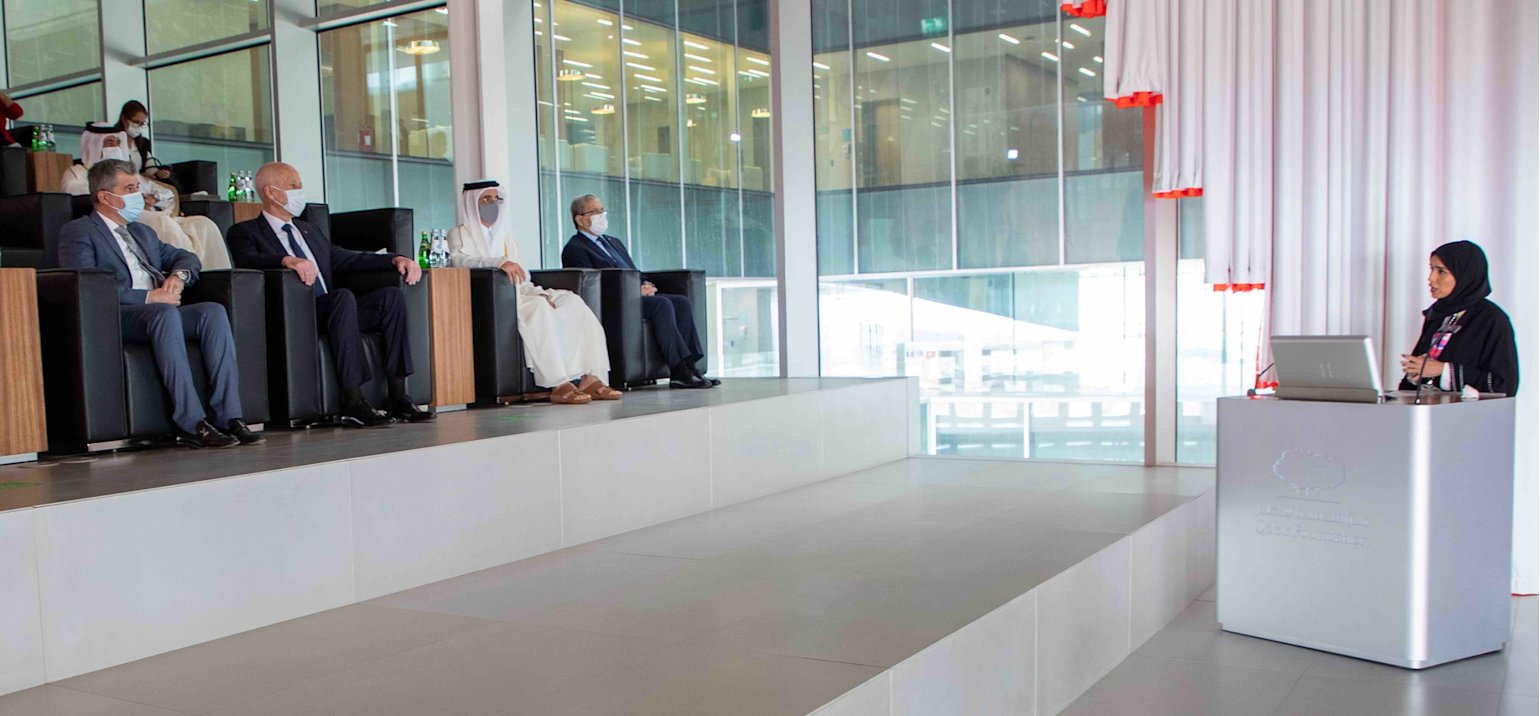 President of Tunisia during QF visit - qf - 02