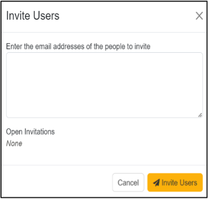 Scheduler Admin Invite Users