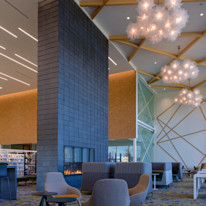 Cupaclad Fairfield Area Library Fireplace 2