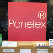 Panelex Logo Pink Signage