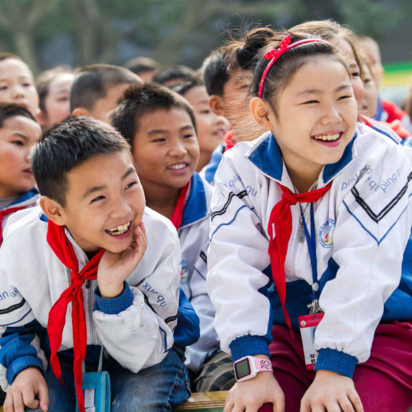 Children smiling