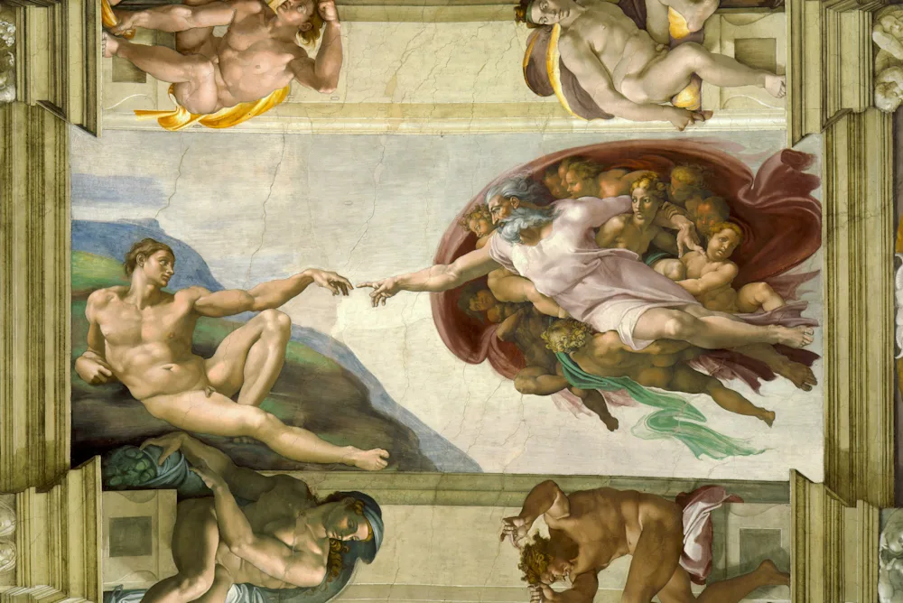 michaelangelo creation of Adam