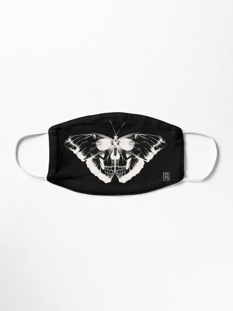 Butterfly Mask - Cool mask with skull butterfly printed on it.