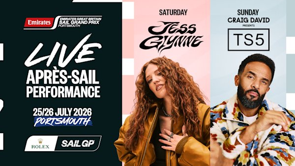 Craig David and Jess Glynne to soundtrack SailGP’s Portsmouth return