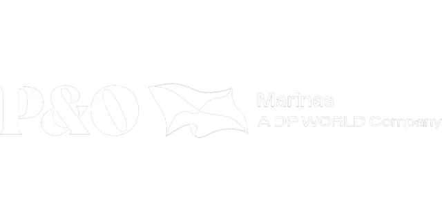 P&O Marinas Logo White - Dubai Tier 1