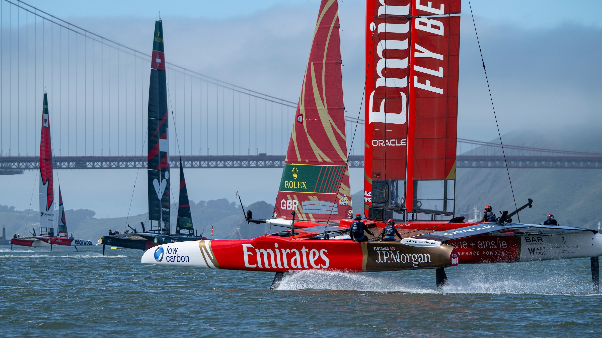 2025 Season // Emirates GBR underway in San Francisco