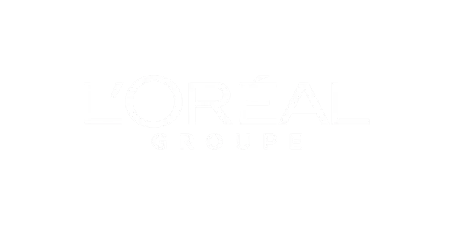 L-Oreal Groupe Logo White - France SailGP Team Partner