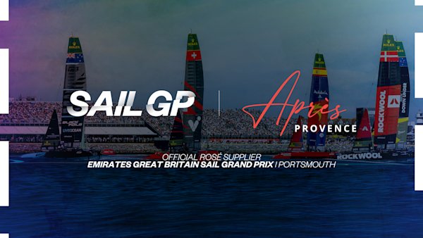 Après Provence joins Emirates Great Britain Sail Grand Prix as official rosé partner