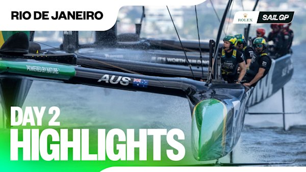 WATCH: Day two racing highlights from the ENEL Rio Sail Grand Prix