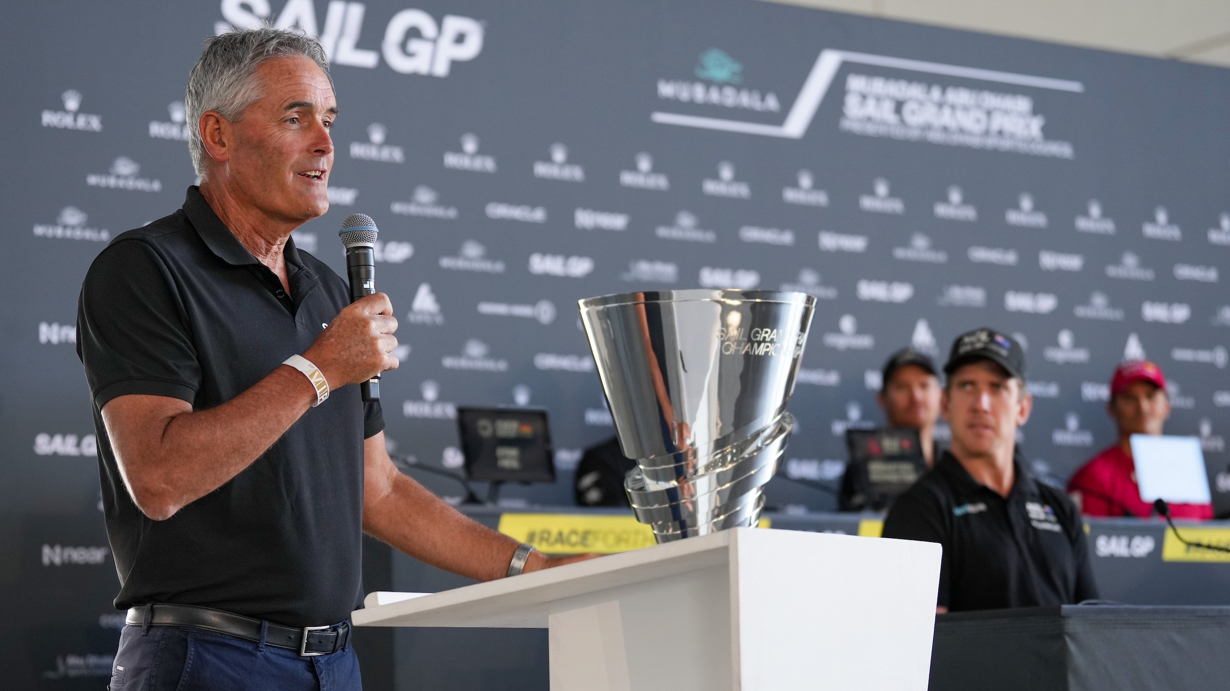 Season 4 // Russell Coutts speaks at San Francisco press conference