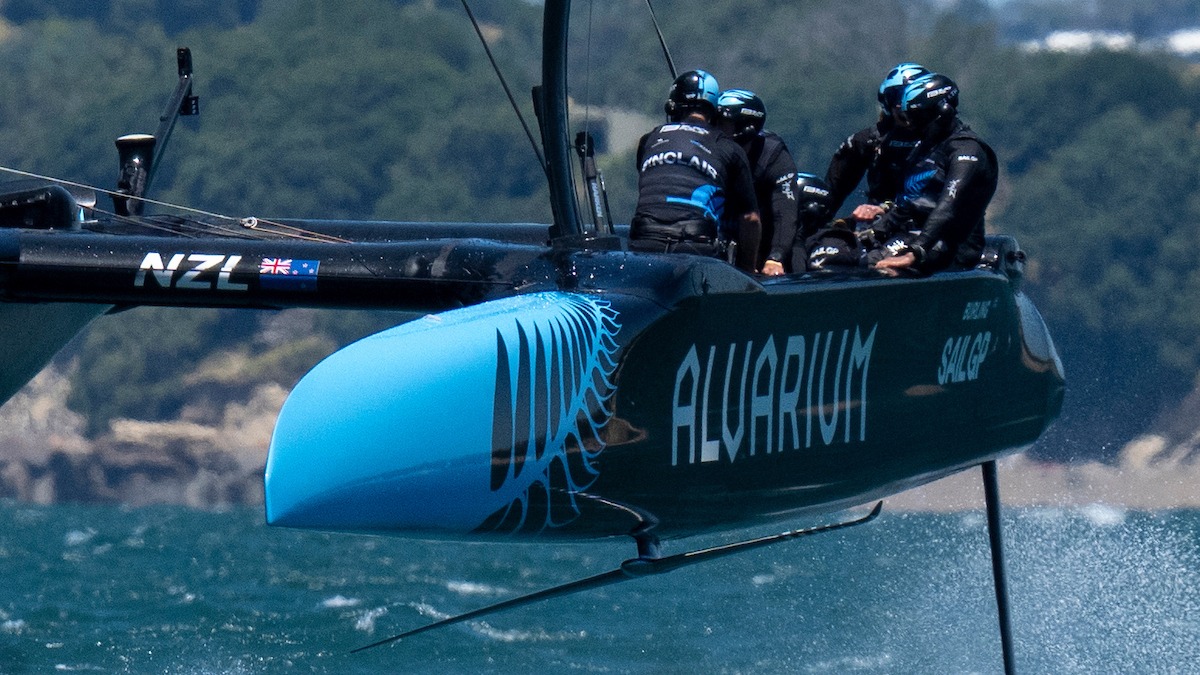2025 Season // Auckland // New Zealand test T-Foils in Auckland