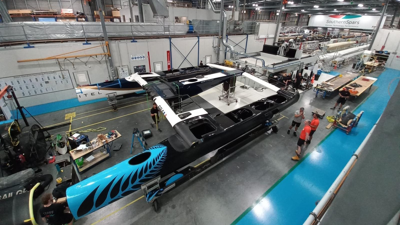 2026 Season // Work underway to repair Black Foils' F50 after Auckland collision