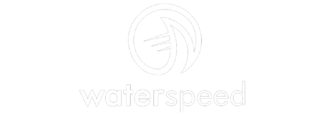 Waterspeed Logo White - Canada Team Supplier