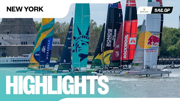 FULL SEND! Highlights from the Mubadala New York Sail Grand Prix