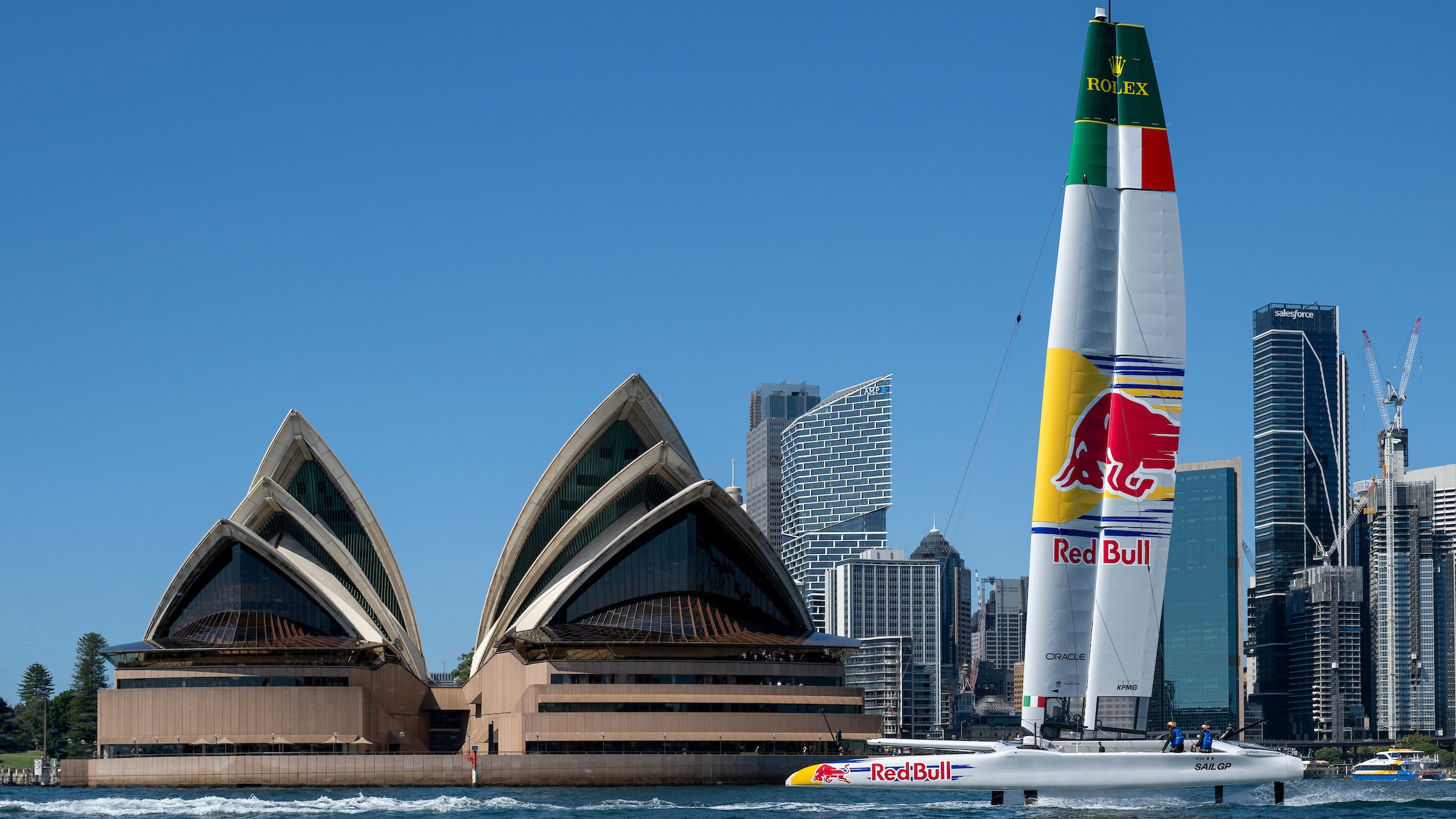 2025 Season // Red Bull Italy against backdrop of Sydney opera House