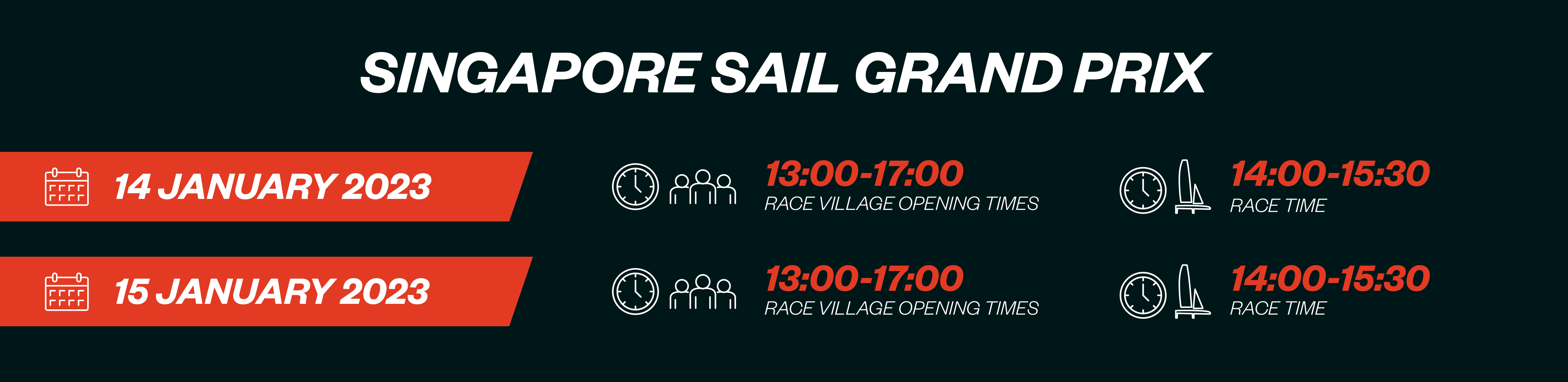Singapore Sail Grand Prix | Season 3 | Race Time Asset