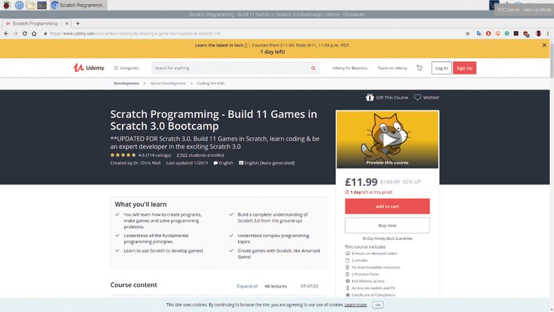 Udemy Build 11 Games in Scratch 3