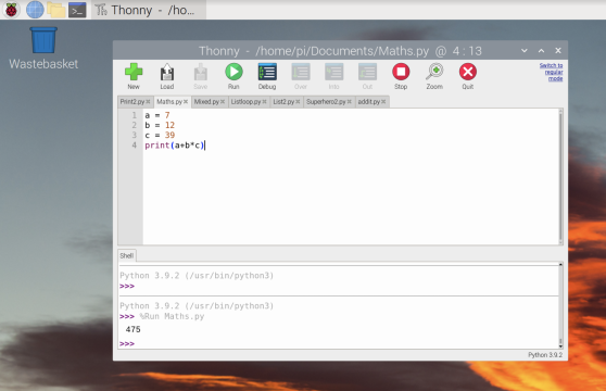 Code Pico with Thonny