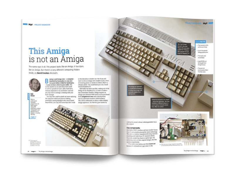 This Amiga upcycles a classic computer with a Raspberry Pi