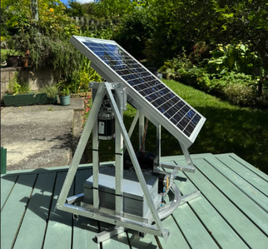 Dual-axis solar tracker
