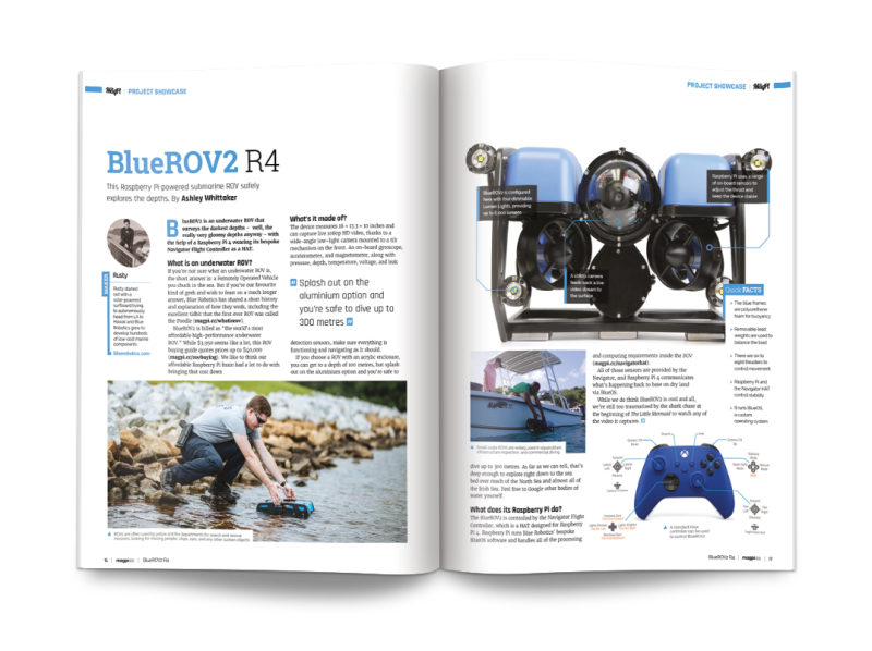 Take to the depths of the deep blue sea with BlueROV R4