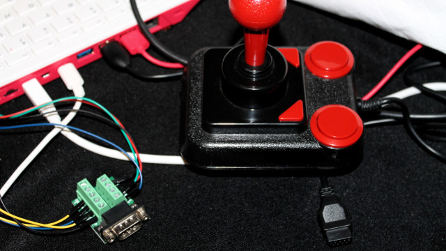 Use a retro DB9 joystick with Raspberry Pi 400