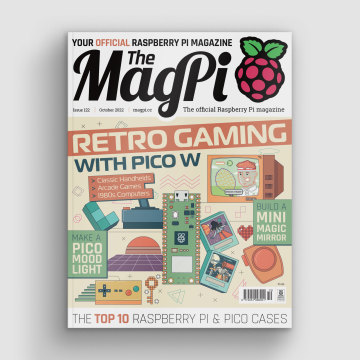 Pico W retro gaming special in The MagPi magazine issue #122