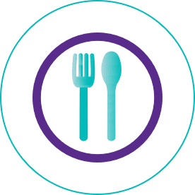 Dinner plate icon