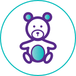 Teddy bear icon
