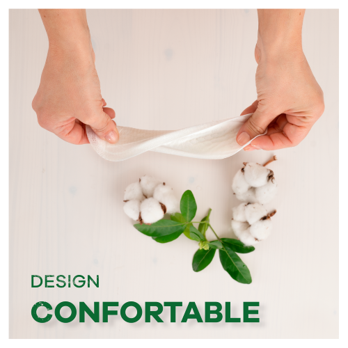 Design confortable de protège-slip Always Daily Cotton Protection