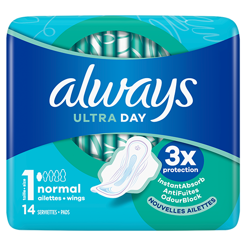 ALWAYS-Ultra-Normal-Taille-1-Serviettes-hygieniques-avec-ailettes-ct14