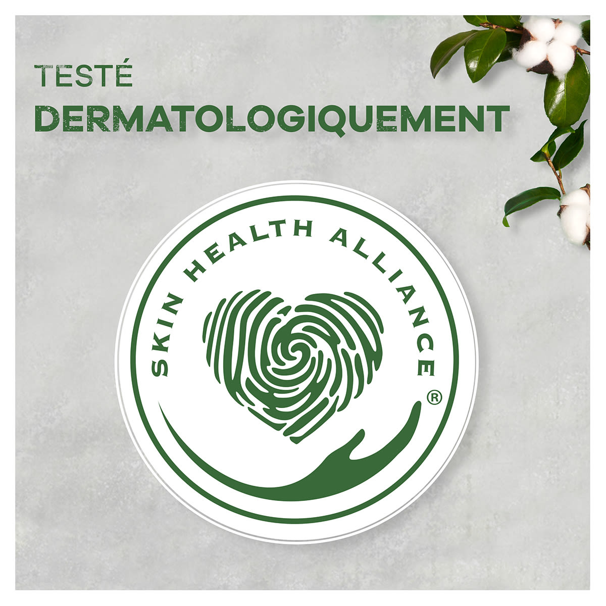 Approuvé dermatologiquement par la Skin Health Alliance (Alliance pour la santé de la peau)