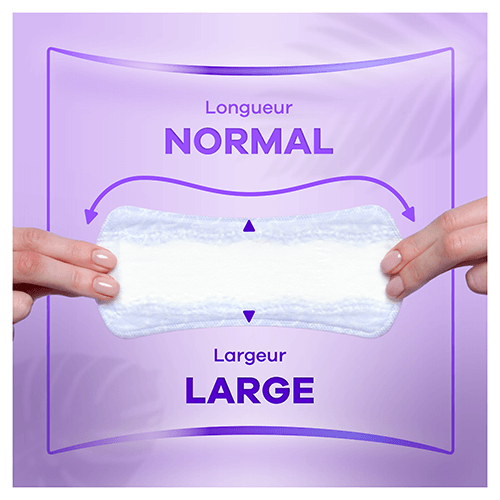 Longueur normal et large du protège-slip Always Daily Extra Protect Normal