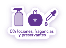 Productos con 0% de lociones y fragancias