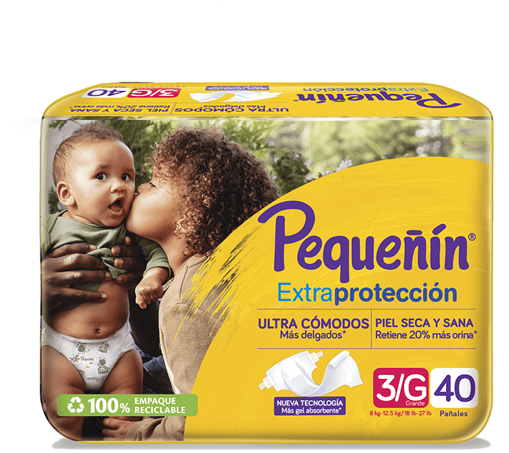 Pañal Pequeñín Extraprotección Etapa 3 x40
