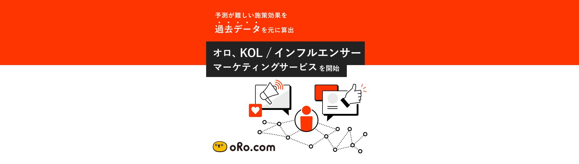 オロ、KOL / インフルエンサーマーケティングサービスを開始