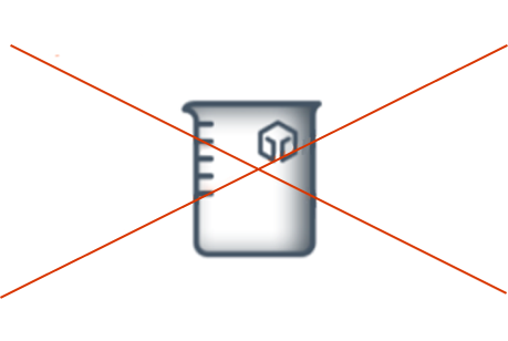 Don't apply textures, gradients, or shadowing to an icon
