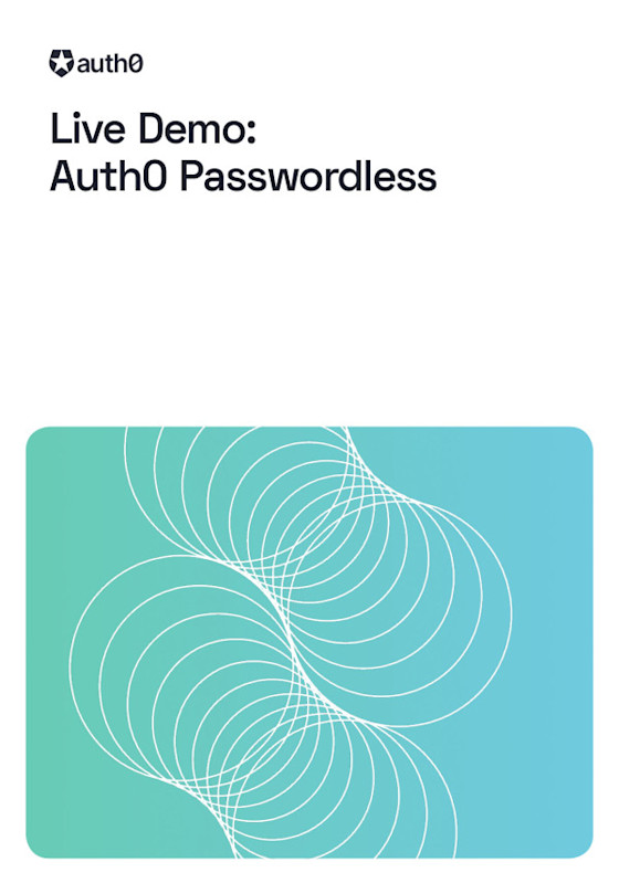 Live Demo: Auth0 Passwordless with WebAuthn