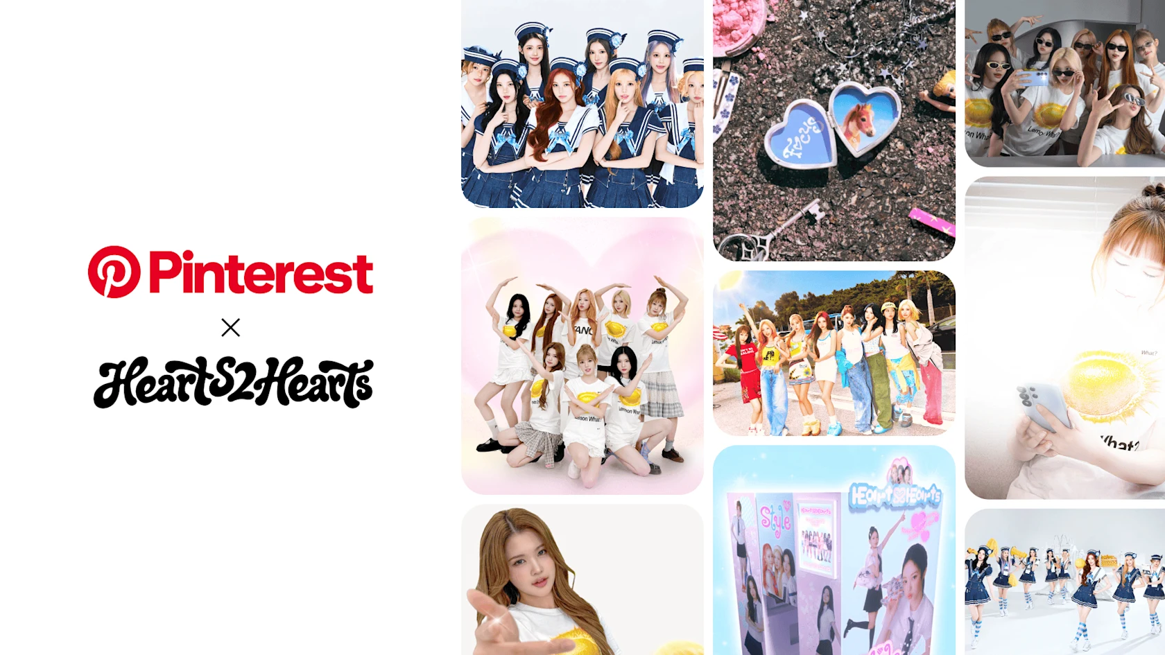 Summer era with Hearts2Hearts featuring eight-member K-pop girl group in vibrant and fun colours