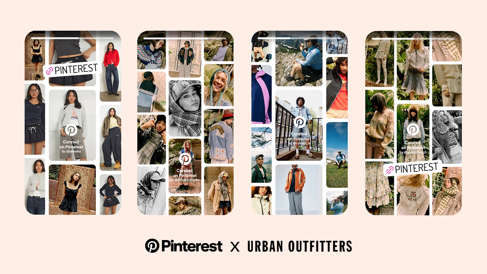 Pinterest modereferenz der Generation Z für verschiedene Stile