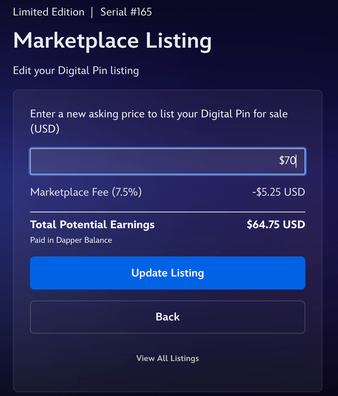 mpeditlisting