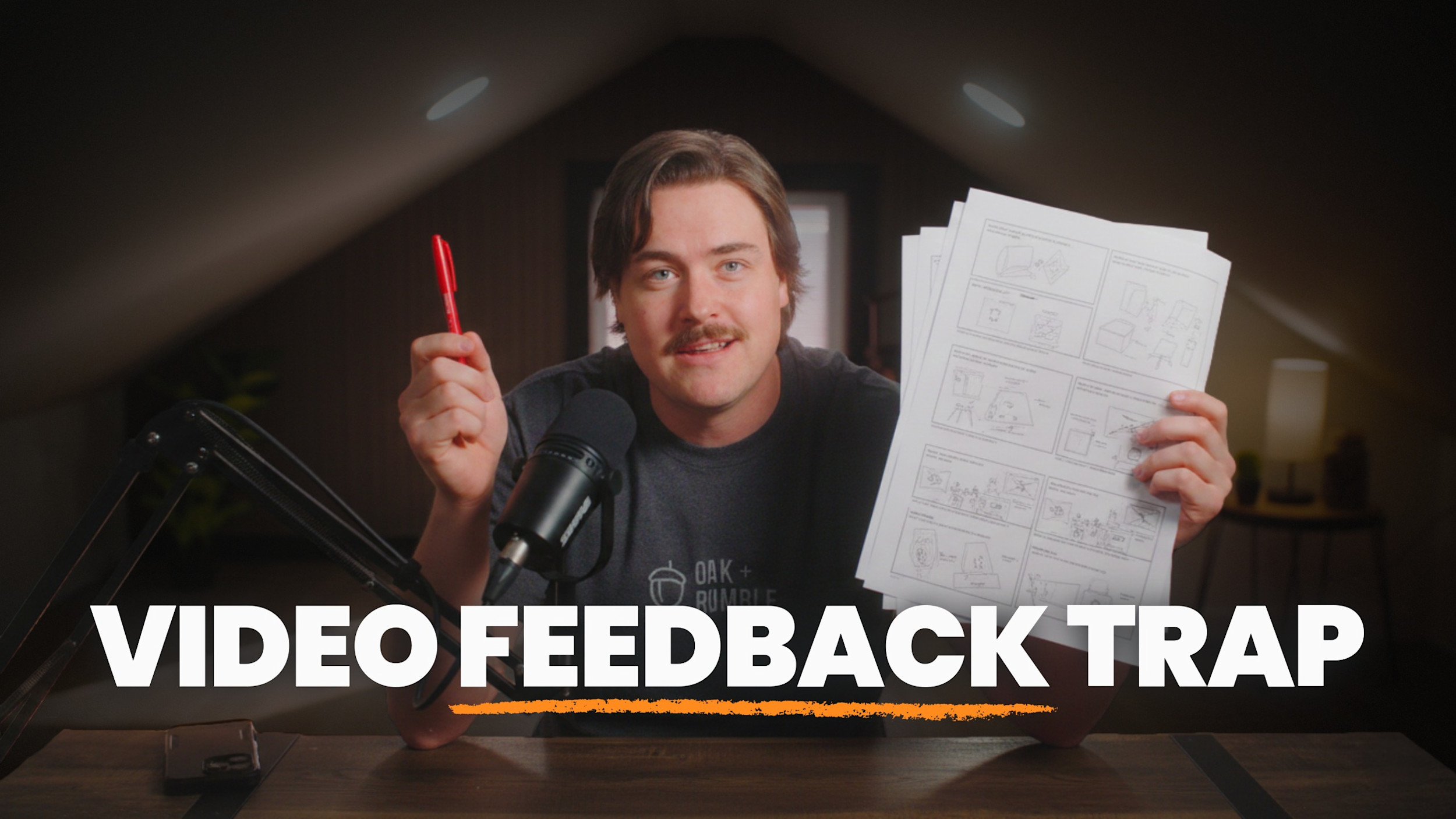 Dave Hiff of Oak + Rumble explaining when leadership should review a video.