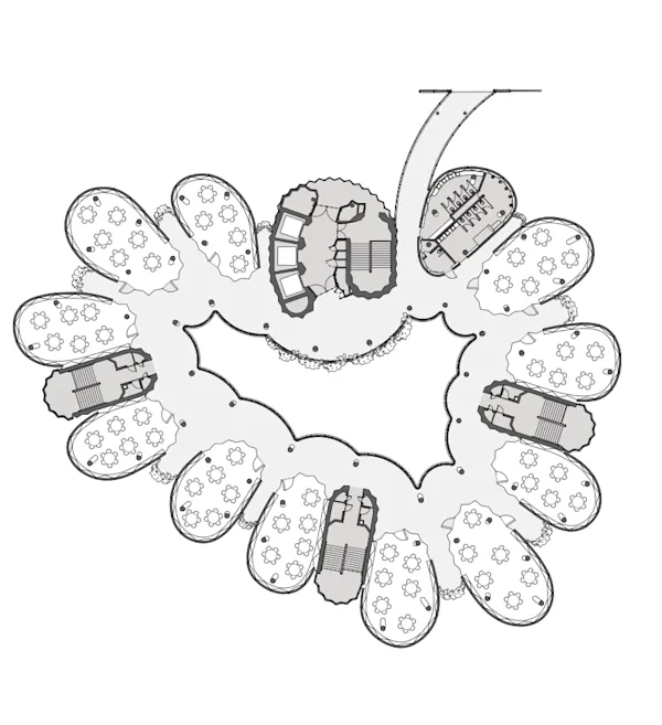 Learning Hub Plan (image courtesy of Heatherwick Studio)