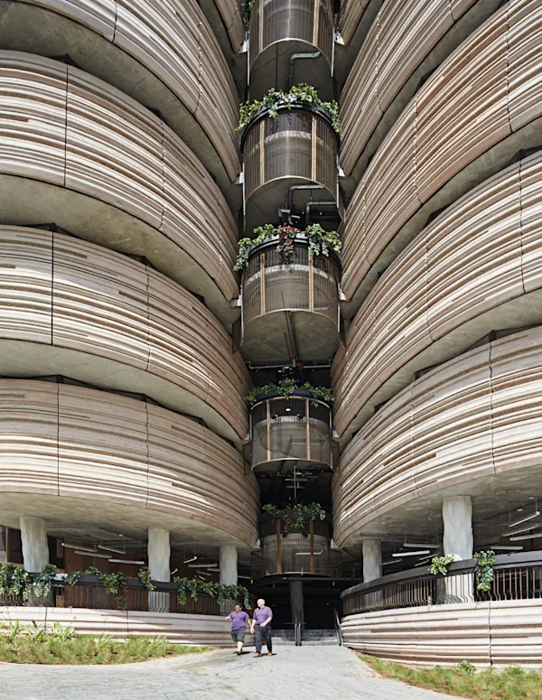 The Learning Hub, NTU Singapore 新加坡南洋理工大學學習樞紐大樓 (image courtesy of Heatherwick Studio; photography: Hufton and Crow)