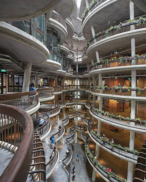 Learning Hub, Nanyang Technological University, Singapore
(image courtesy of Heatherwick Studio; photography: Hufton and Crow)