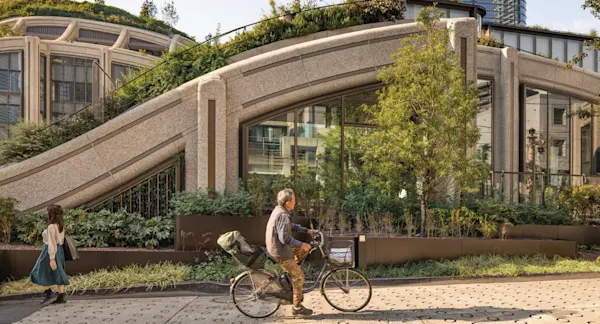 Azabudai Hills, Roppongi, Tokyo (image courtesy of Heatherwick Studio; photography: Raquel Diniz)