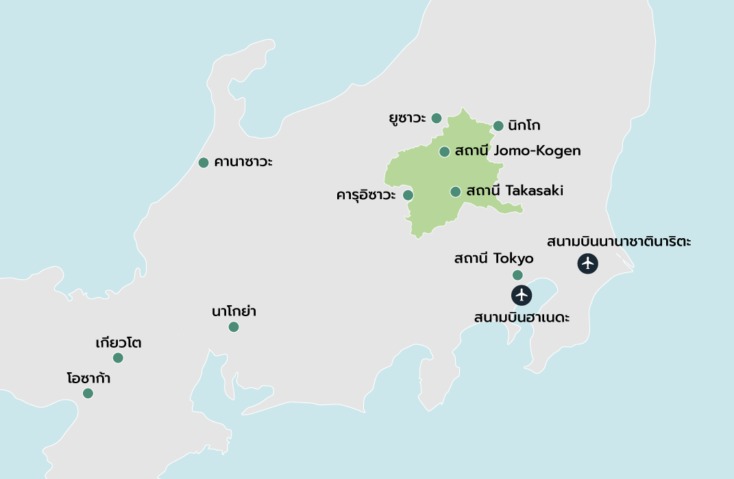 Gunma Map