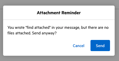 No attachment warning in Karbon