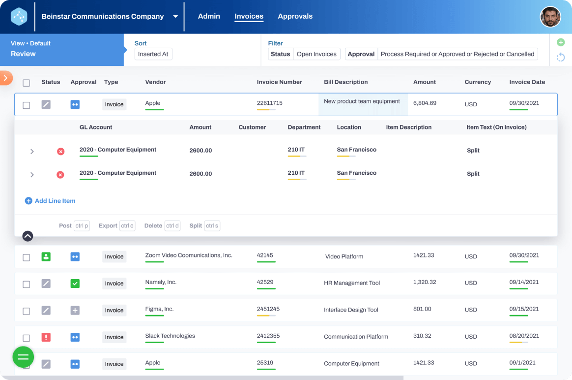 Vic.ai is an AI accounting tool that streamlines workflows from invoice processing to payments